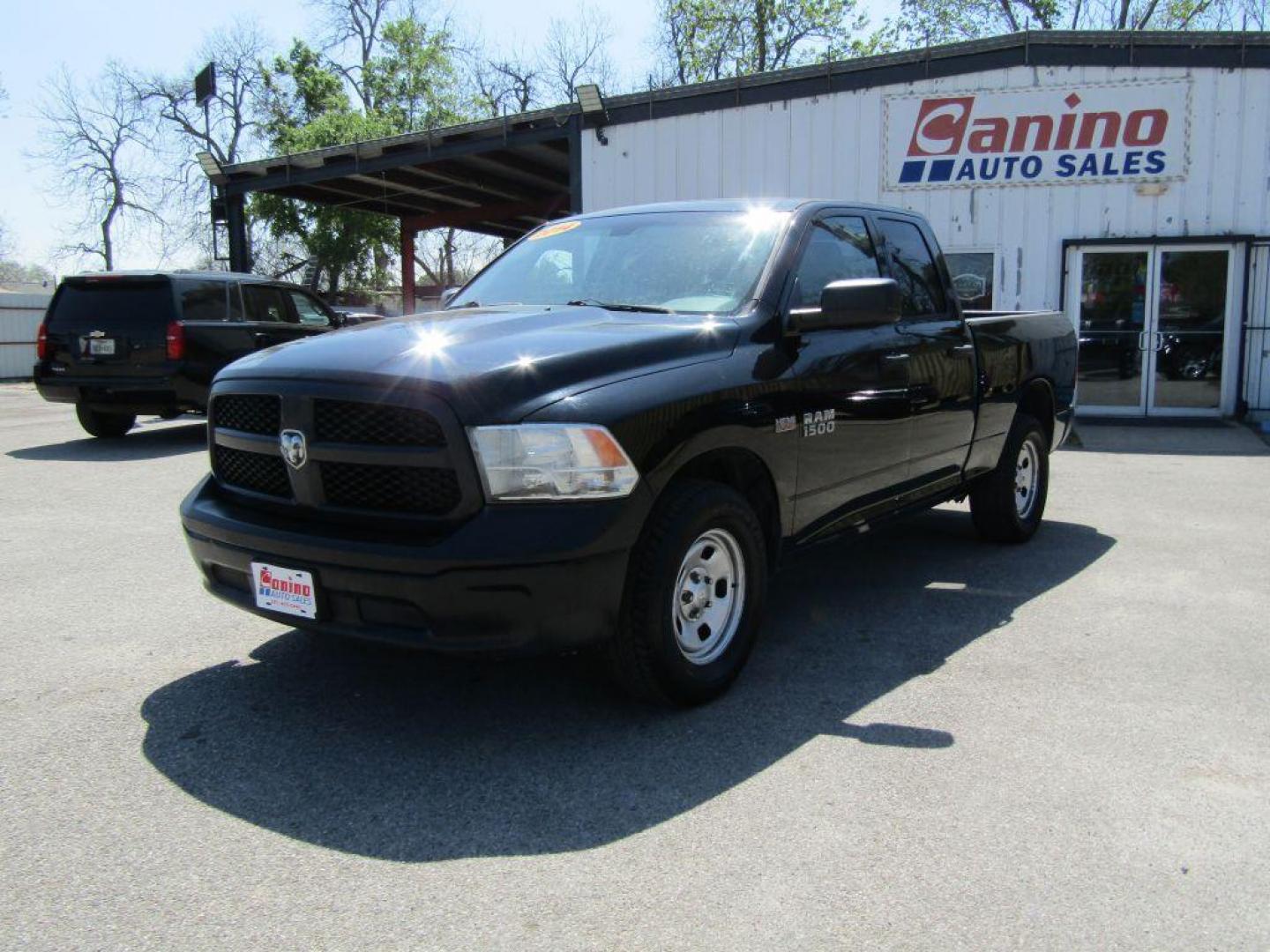 2014 BLACK RAM 1500 ST (1C6RR6FT9ES) with an 5.7L engine, Automatic transmission, located at 830 E. Canino Rd., Houston, TX, 77037, (281) 405-0440, 38.358219, -81.729942 - Photo#1