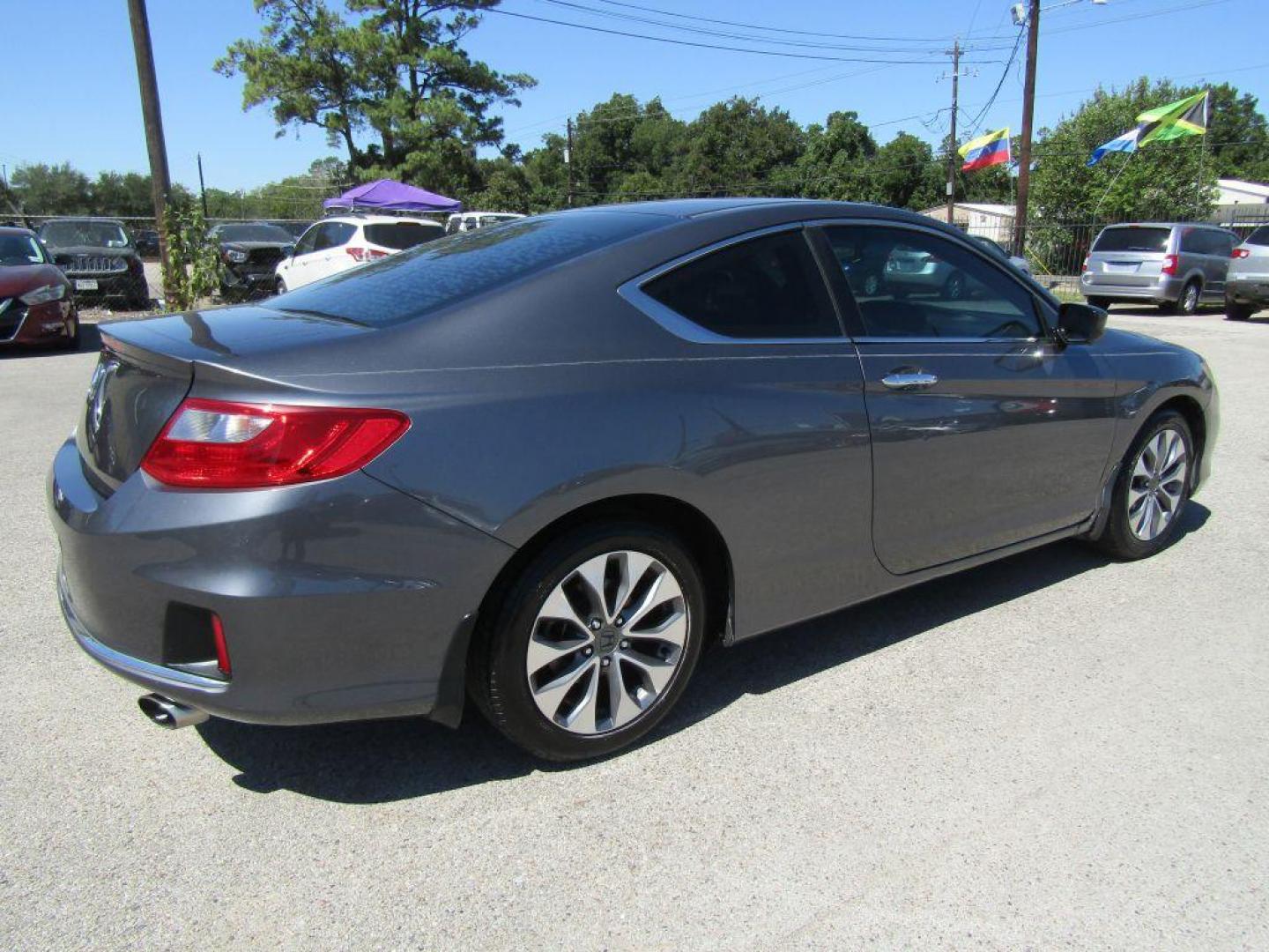 2014 GRAY HONDA ACCORD LX-S (1HGCT1B36EA) with an 2.4L engine, Continuously Variable transmission, located at 830 E. Canino Rd., Houston, TX, 77037, (281) 405-0440, 38.358219, -81.729942 - Photo#2