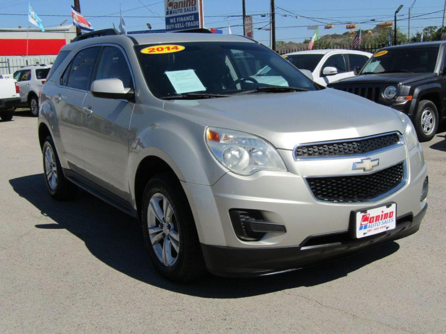 2014 TAN CHEVROLET EQUINOX LT (2GNALBEK1E6) with an 2.4L engine, Automatic transmission, located at 830 E. Canino Rd., Houston, TX, 77037, (281) 405-0440, 38.358219, -81.729942 - Photo#5