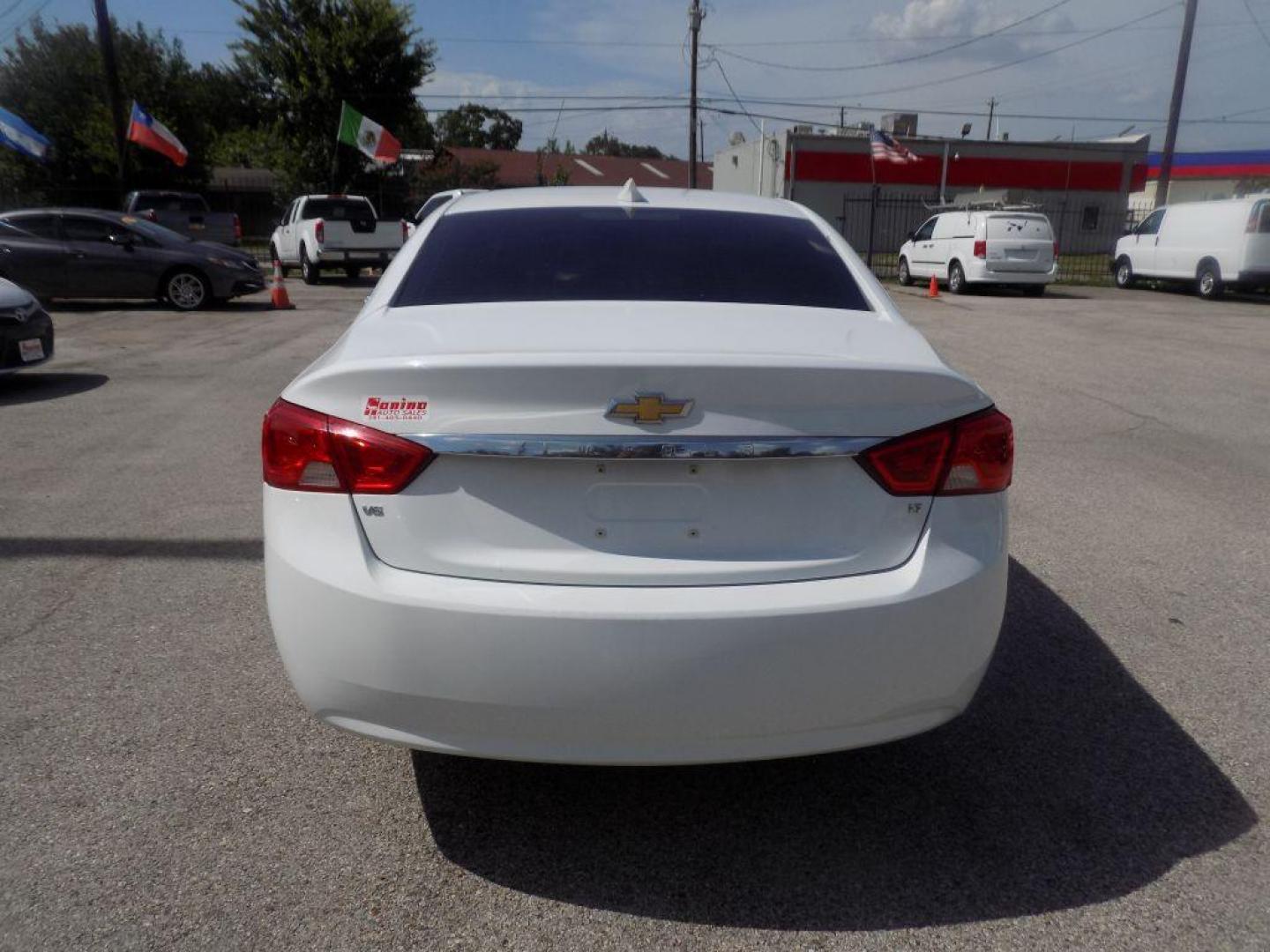 2017 WHITE CHEVROLET IMPALA LT (1G1105S39HU) with an 3.6L engine, Automatic transmission, located at 830 E. Canino Rd., Houston, TX, 77037, (281) 405-0440, 38.358219, -81.729942 - Photo#2