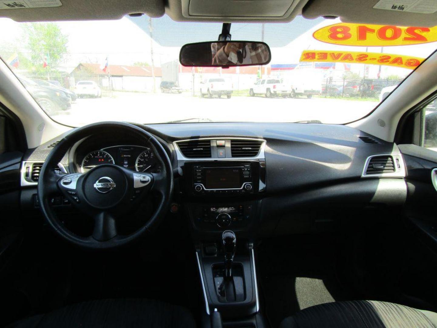 2018 GRAY NISSAN SENTRA S (3N1AB7AP5JL) with an 1.8L engine, Continuously Variable transmission, located at 830 E. Canino Rd., Houston, TX, 77037, (281) 405-0440, 38.358219, -81.729942 - Photo#14