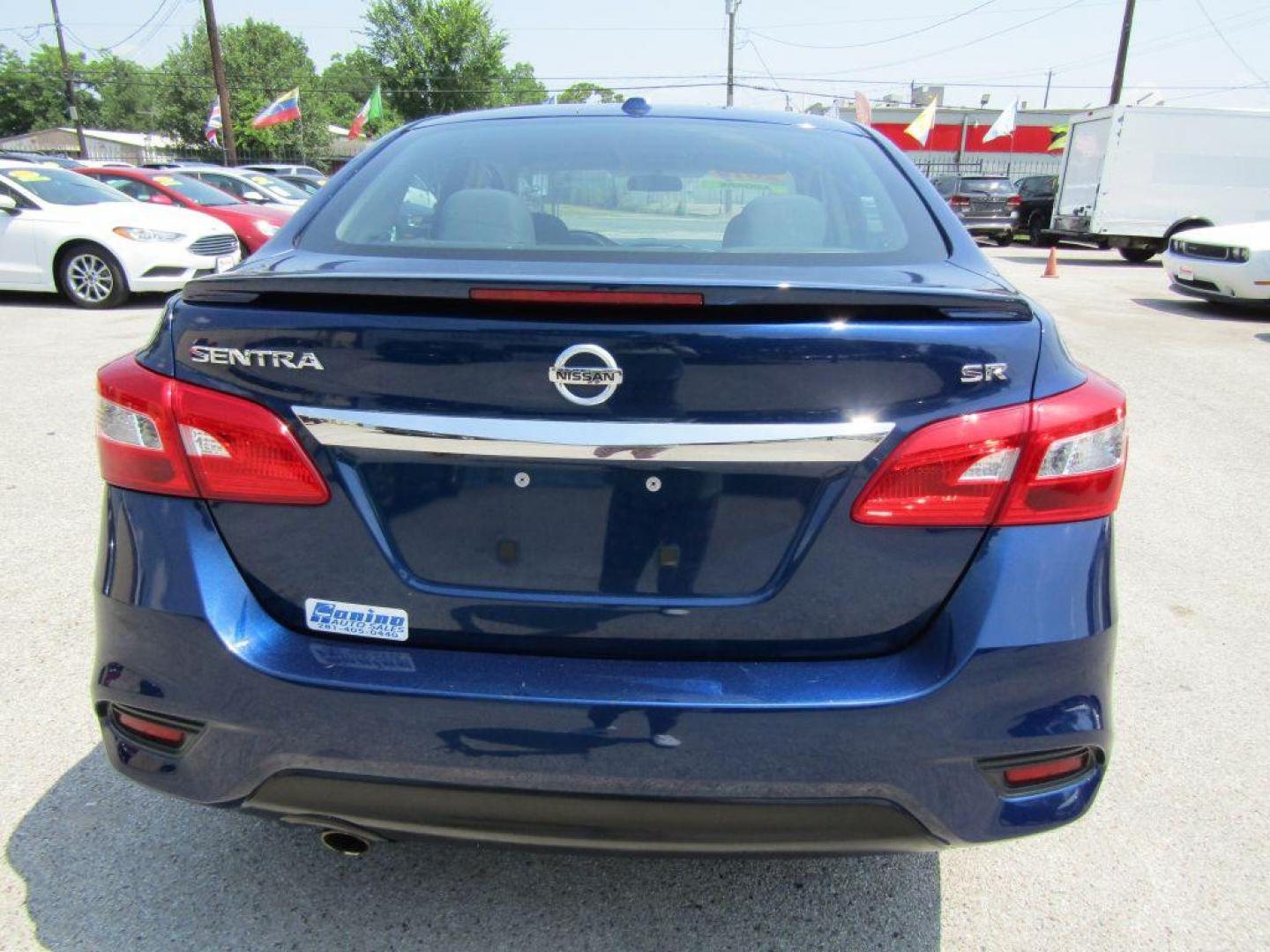 2019 BLUE NISSAN SENTRA S (3N1AB7AP1KY) with an 1.8L engine, Continuously Variable transmission, located at 830 E. Canino Rd., Houston, TX, 77037, (281) 405-0440, 38.358219, -81.729942 - Photo#3