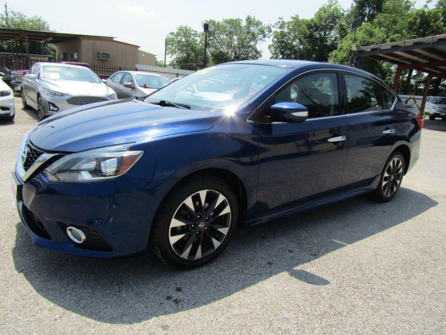 2019 BLUE NISSAN SENTRA S (3N1AB7AP1KY) with an 1.8L engine, Continuously Variable transmission, located at 830 E. Canino Rd., Houston, TX, 77037, (281) 405-0440, 38.358219, -81.729942 - Photo#5