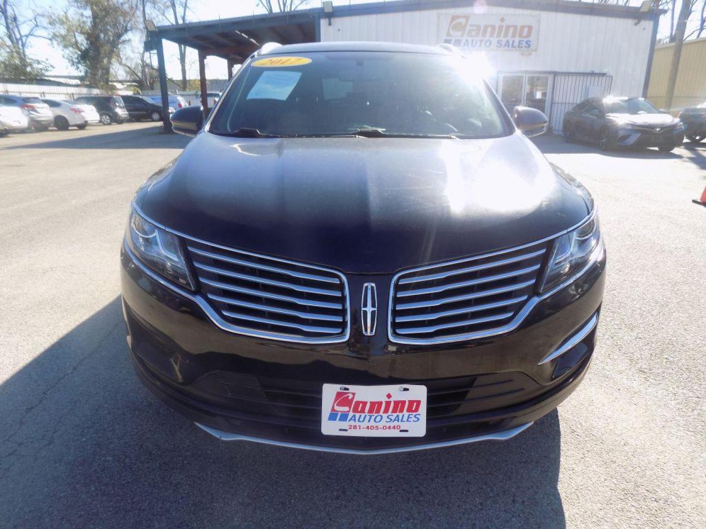 2017 BLACK LINCOLN MKC PREMIERE (5LMCJ1C99HU) with an 2.0L engine, Automatic transmission, located at 830 E. Canino Rd., Houston, TX, 77037, (281) 405-0440, 38.358219, -81.729942 - Photo#7