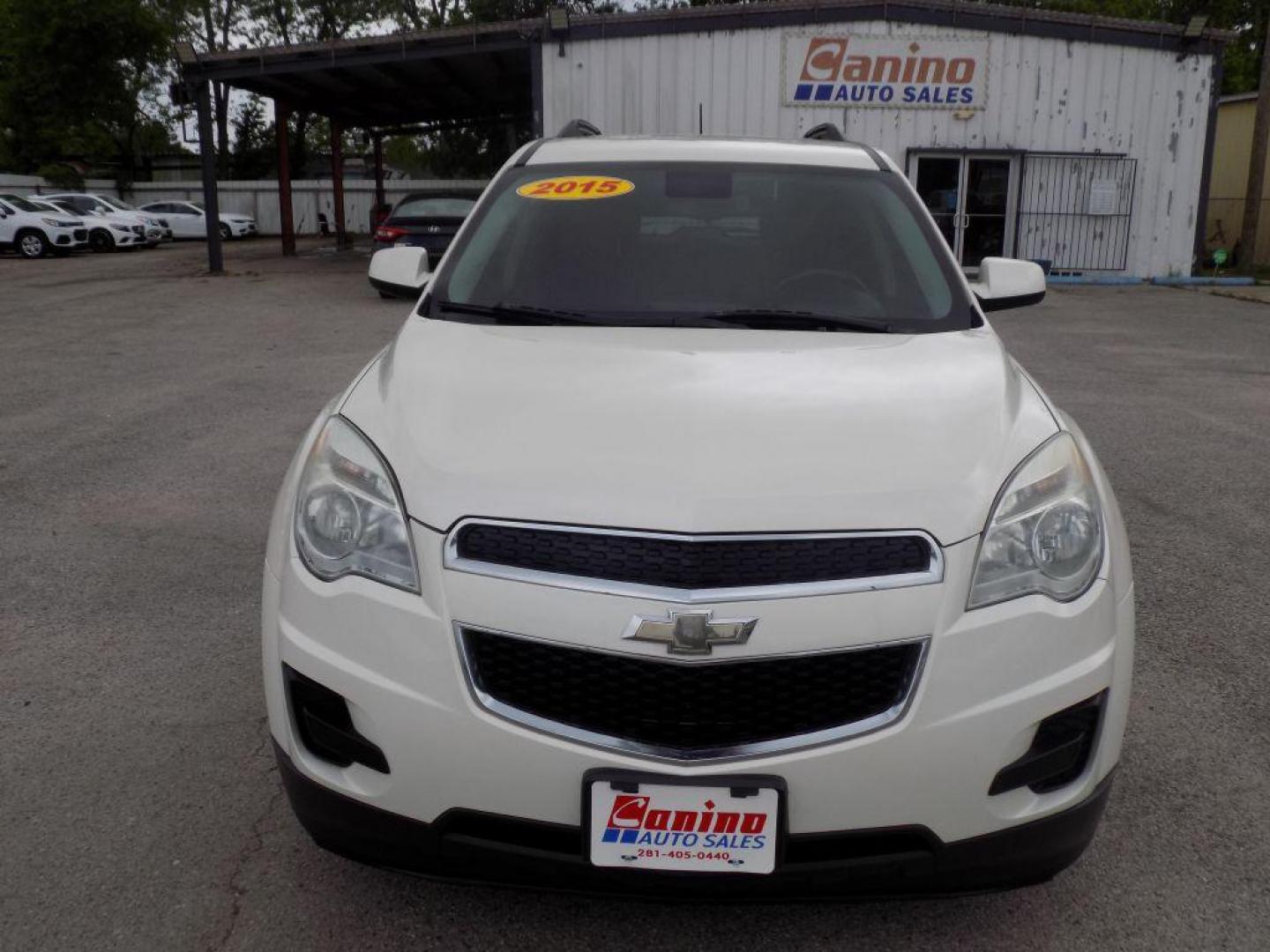 2015 WHITE CHEVROLET EQUINOX LT (1GNALBEK9FZ) with an 2.4L engine, Automatic transmission, located at 830 E. Canino Rd., Houston, TX, 77037, (281) 405-0440, 38.358219, -81.729942 - PRE APPROVACION FACIL, RAPIDA.... PROCESSO RAPIDO LLAMA O VISITANOS HOY MISMO ESTAMOS LOCALIZADOS EN EL 830 E. CANINO RD (ESQUINA CON AIRLINE) HOUSTON, TEXAS 777037 SU TRABAJO ES SU CREDITO!! ENTRE CAMINANDO Y SALGA MANEJANDO! LLAME YA AL (281) 405-0440 LE ESPERAMOS! - Photo#0