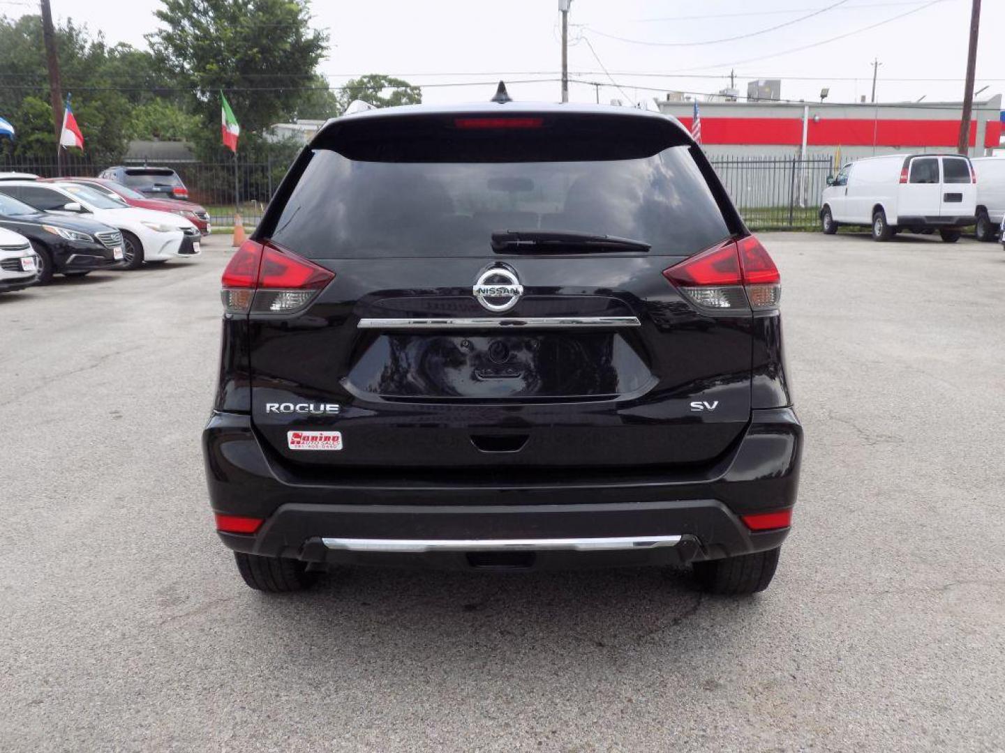 2018 BLACK NISSAN ROGUE S (KNMAT2MT3JP) with an 2.5L engine, Continuously Variable transmission, located at 830 E. Canino Rd., Houston, TX, 77037, (281) 405-0440, 38.358219, -81.729942 - VENGA A VISITARNOS A CANINO AUTO SALES. ENTRE CAMINANDO Y SALGA MANEJANDO. APROVACION GARANTIZADA CON REQUISITOS MINIMOS! PREGUNTEN POR JESSICA, MAY, O CARRIE PARA SU APROBACION SEGURA. ??830 E CANINO RD HOUSTON TX 77037 ??(281) 405-0440 come visit us today!! walk in/ drive out in minutes!! Eas - Photo#2