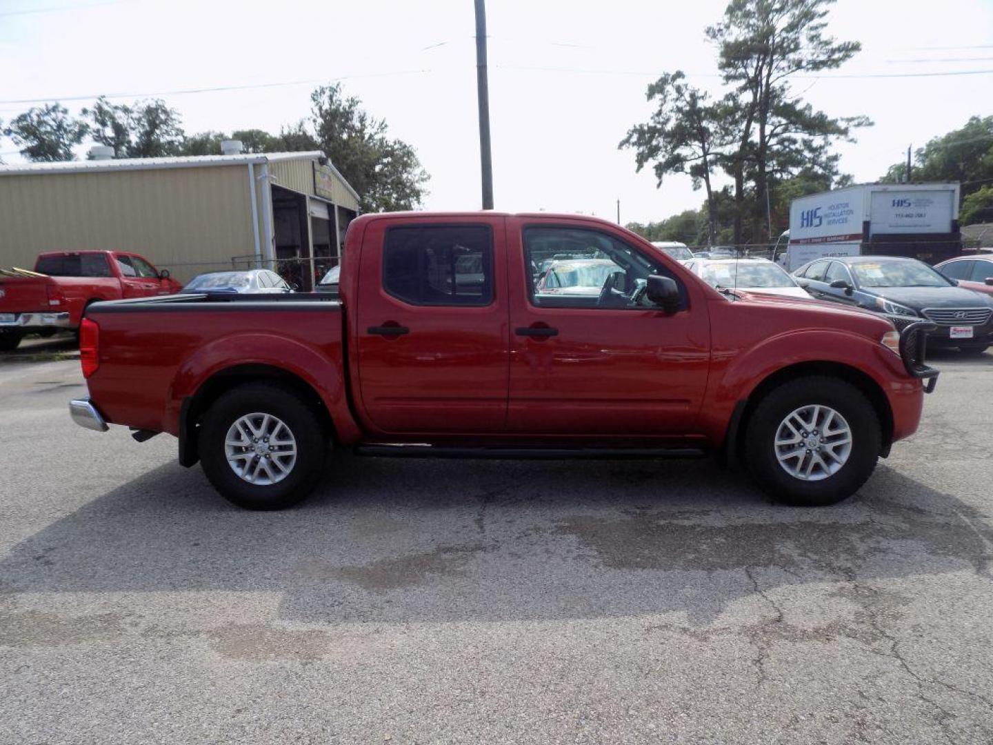 2017 RED NISSAN FRONTIER S (1N6DD0ER9HN) with an 4.0L engine, Automatic transmission, located at 830 E. Canino Rd., Houston, TX, 77037, (281) 405-0440, 38.358219, -81.729942 - Photo#1