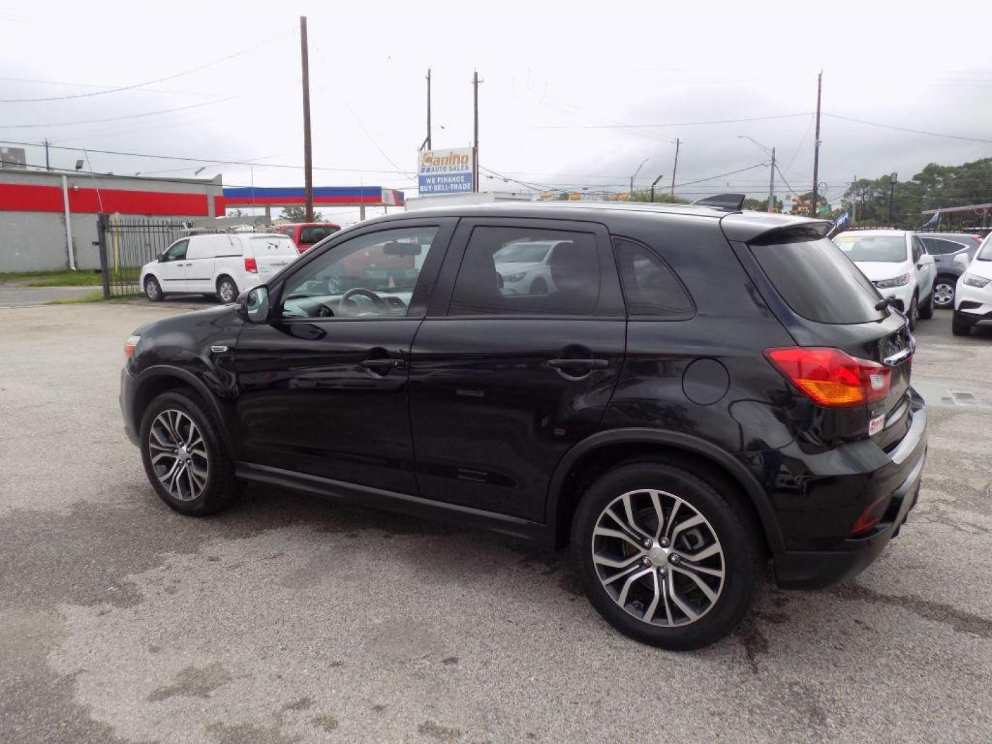 2019 BLACK MITSUBISHI OUTLANDER SPORT ES (JA4AR3AU7KU) with an 2.0L engine, Automatic transmission, located at 830 E. Canino Rd., Houston, TX, 77037, (281) 405-0440, 38.358219, -81.729942 - Photo#4