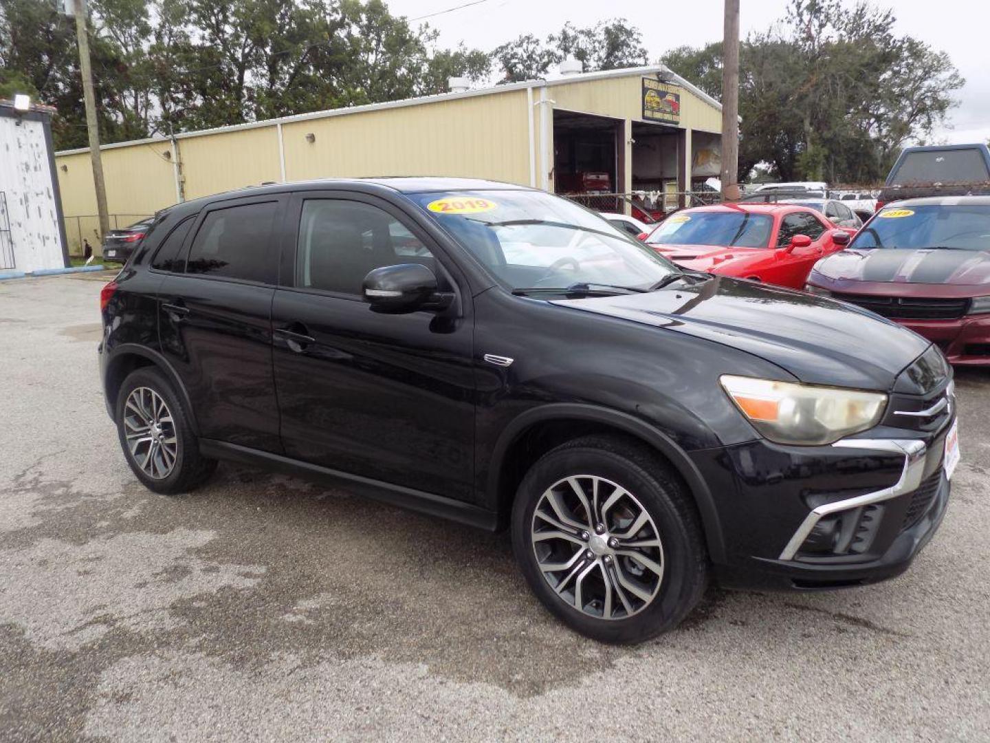 2019 BLACK MITSUBISHI OUTLANDER SPORT ES (JA4AR3AU7KU) with an 2.0L engine, Automatic transmission, located at 830 E. Canino Rd., Houston, TX, 77037, (281) 405-0440, 38.358219, -81.729942 - Photo#6