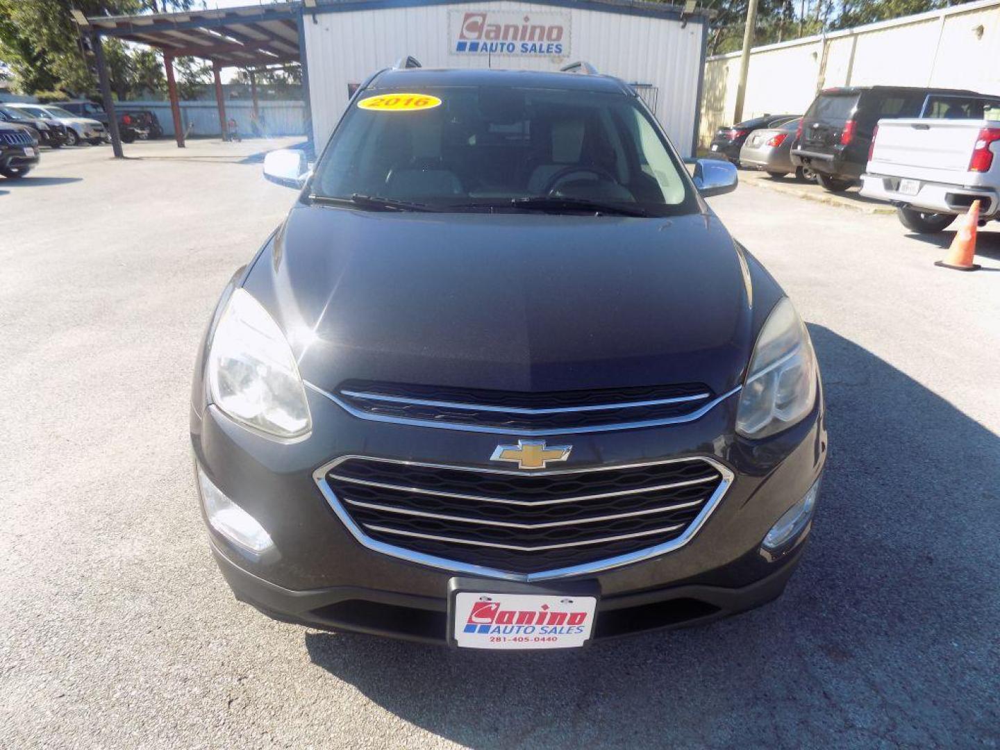 2016 BLACK CHEVROLET EQUINOX LTZ (2GNALDEKXG6) with an 2.4L engine, Automatic transmission, located at 830 E. Canino Rd., Houston, TX, 77037, (281) 405-0440, 38.358219, -81.729942 - Photo#0