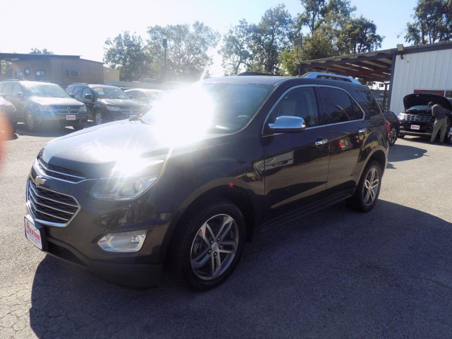 2016 BLACK CHEVROLET EQUINOX LTZ (2GNALDEKXG6) with an 2.4L engine, Automatic transmission, located at 830 E. Canino Rd., Houston, TX, 77037, (281) 405-0440, 38.358219, -81.729942 - Photo#5