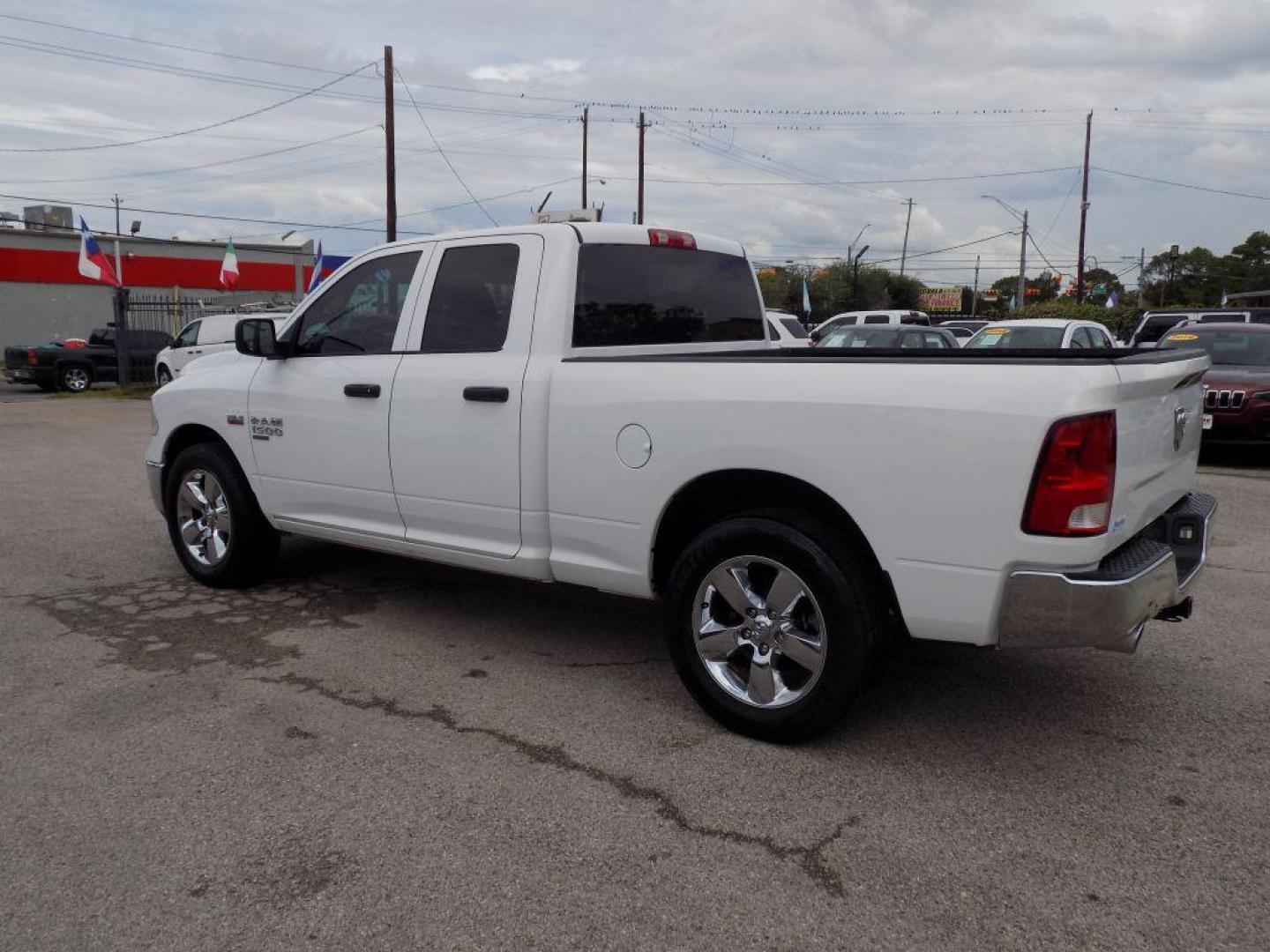 2019 WHITE RAM 1500 CLASSIC TRADESMAN (1C6RR6FT5KS) with an 5.7L engine, Automatic transmission, located at 830 E. Canino Rd., Houston, TX, 77037, (281) 405-0440, 38.358219, -81.729942 - Photo#4