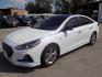 2018 WHITE HYUNDAI SONATA SPORT (5NPE34AF2JH) with an 2.4L engine, Automatic transmission, located at 830 E. Canino Rd., Houston, TX, 77037, (281) 405-0440, 38.358219, -81.729942 - Photo#5