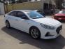 2018 WHITE HYUNDAI SONATA SPORT (5NPE34AF2JH) with an 2.4L engine, Automatic transmission, located at 830 E. Canino Rd., Houston, TX, 77037, (281) 405-0440, 38.358219, -81.729942 - Photo#6