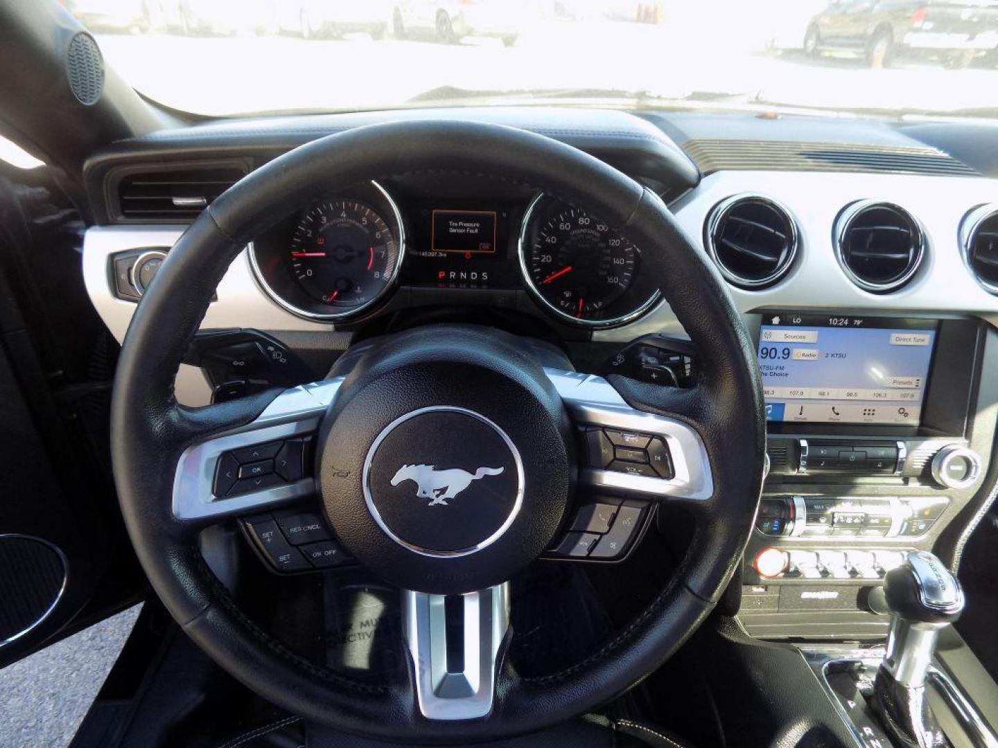 2016 BLACK FORD MUSTANG (1FA6P8TH5G5) with an 2.3L engine, Automatic transmission, located at 830 E. Canino Rd., Houston, TX, 77037, (281) 405-0440, 38.358219, -81.729942 - Photo#8