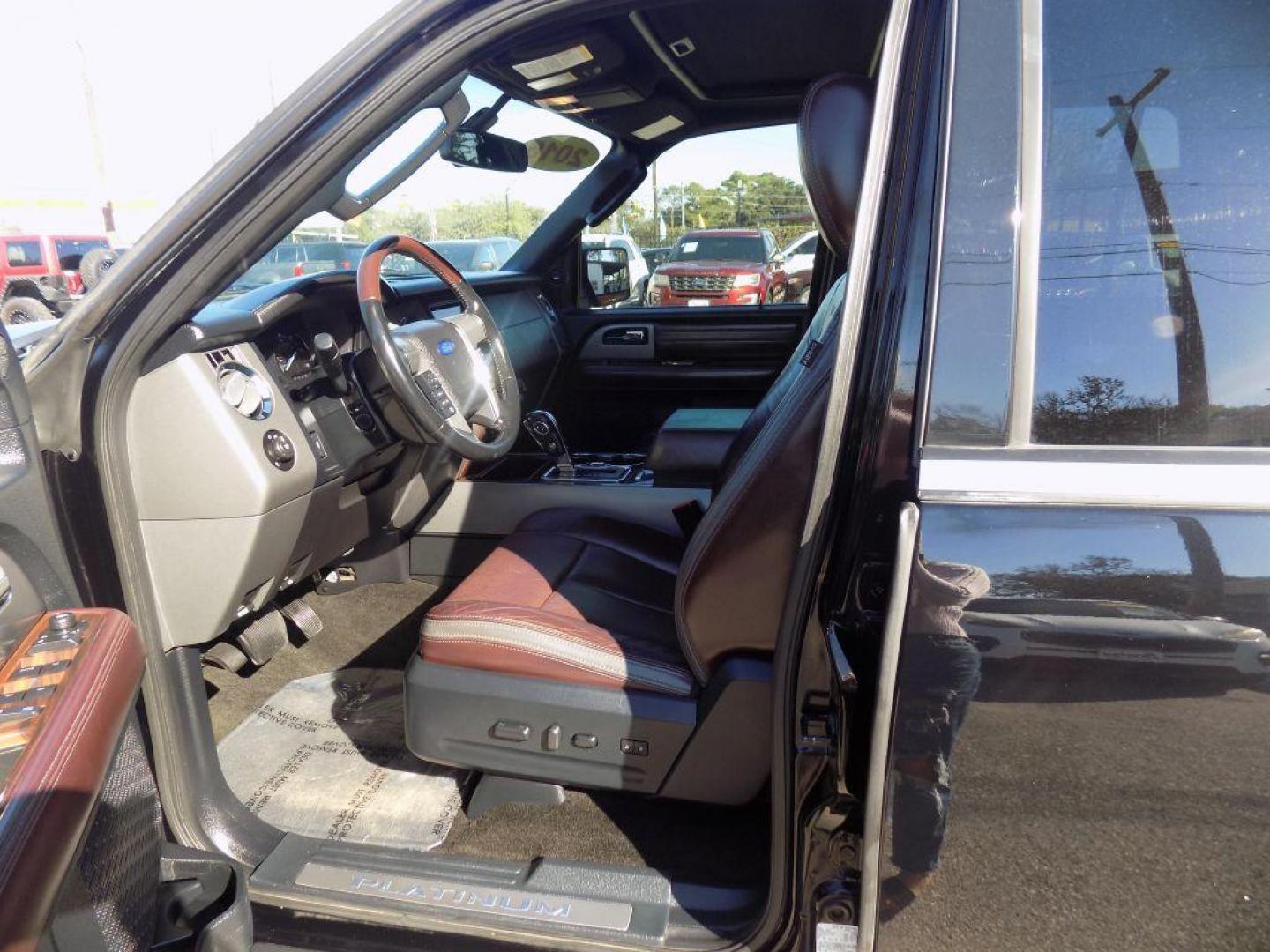 2016 BLACK FORD EXPEDITION EL PLATINUM (1FMJK1LTXGE) with an 3.5L engine, Automatic transmission, located at 830 E. Canino Rd., Houston, TX, 77037, (281) 405-0440, 38.358219, -81.729942 - Photo#18