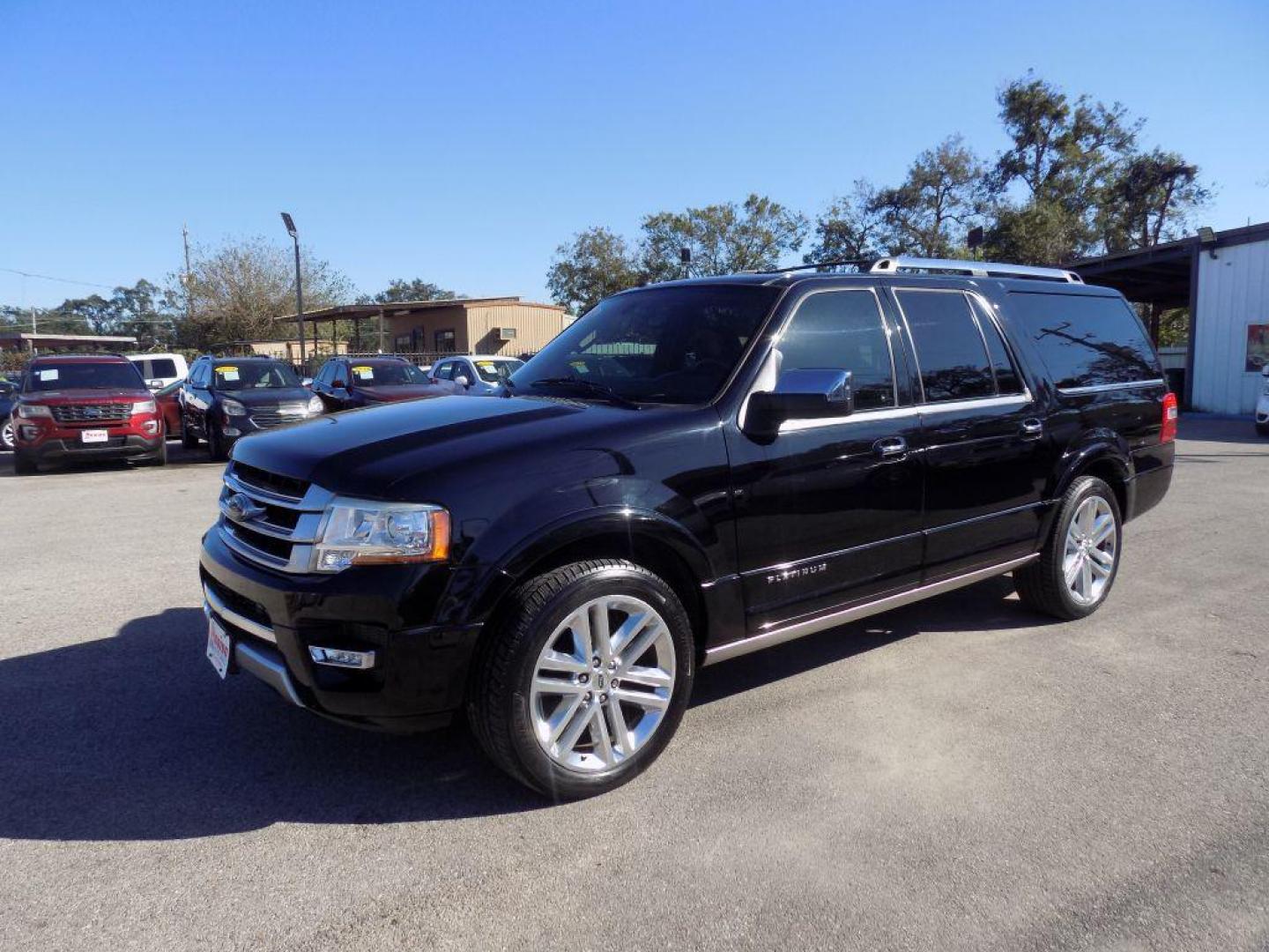 2016 BLACK FORD EXPEDITION EL PLATINUM (1FMJK1LTXGE) with an 3.5L engine, Automatic transmission, located at 830 E. Canino Rd., Houston, TX, 77037, (281) 405-0440, 38.358219, -81.729942 - Photo#5