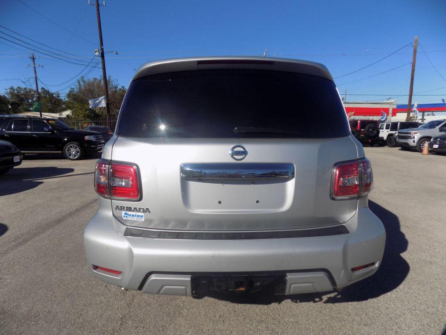 2018 SILVER NISSAN ARMADA SV (JN8AY2ND1J9) with an 5.6L engine, Automatic transmission, located at 830 E. Canino Rd., Houston, TX, 77037, (281) 405-0440, 38.358219, -81.729942 - Photo#2