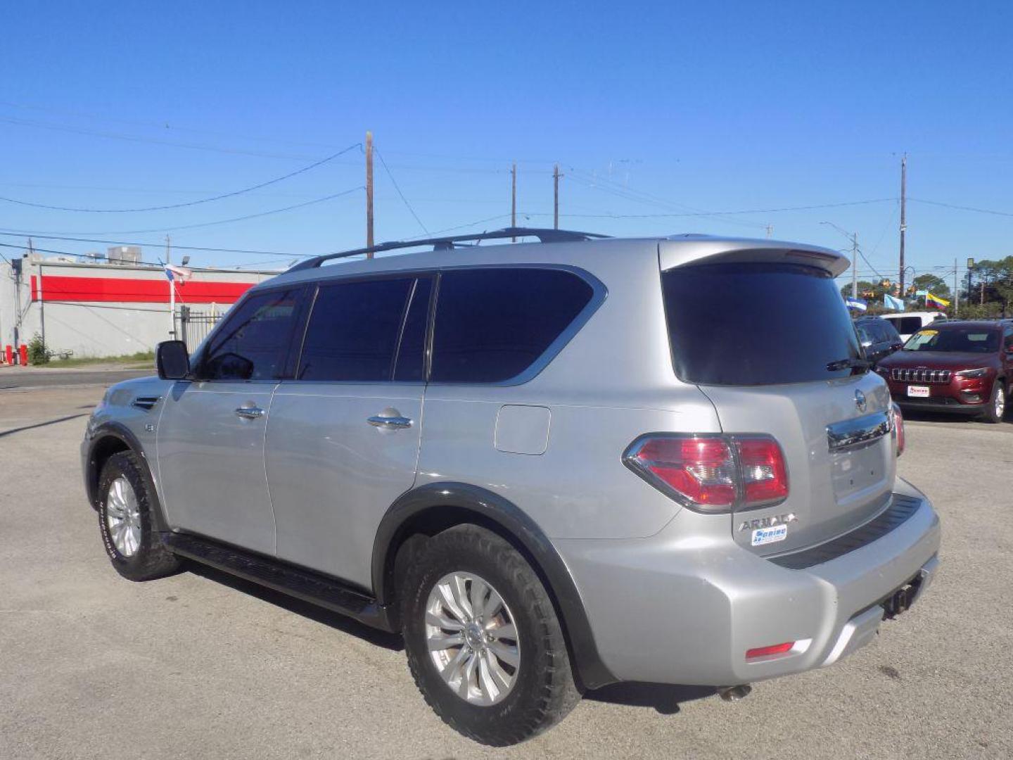 2018 SILVER NISSAN ARMADA SV (JN8AY2ND1J9) with an 5.6L engine, Automatic transmission, located at 830 E. Canino Rd., Houston, TX, 77037, (281) 405-0440, 38.358219, -81.729942 - Photo#4