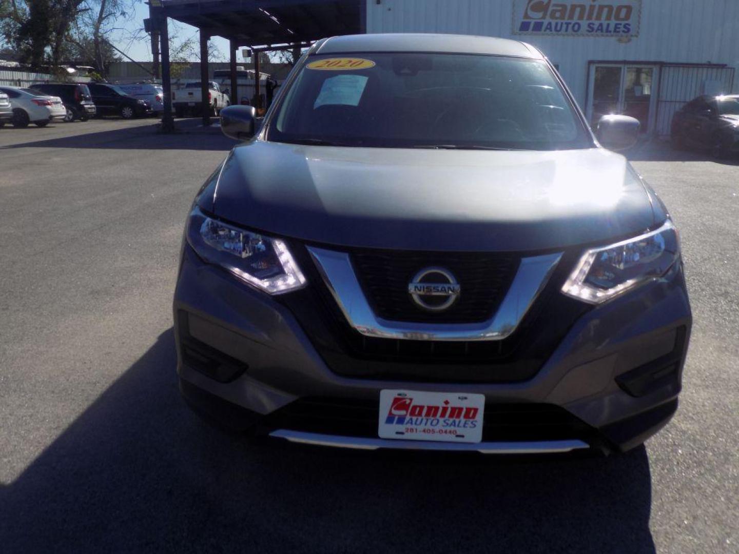 2020 GRAY NISSAN ROGUE S (5N1AT2MT6LC) with an 2.5L engine, Continuously Variable transmission, located at 830 E. Canino Rd., Houston, TX, 77037, (281) 405-0440, 38.358219, -81.729942 - Photo#0