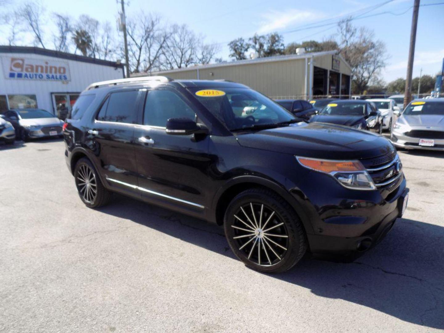 2015 BLACK FORD EXPLORER LIMITED (1FM5K7F98FG) with an 2.0L engine, Automatic transmission, located at 830 E. Canino Rd., Houston, TX, 77037, (281) 405-0440, 38.358219, -81.729942 - Photo#6