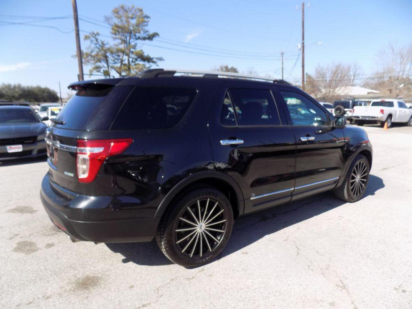 2015 BLACK FORD EXPLORER LIMITED (1FM5K7F98FG) with an 2.0L engine, Automatic transmission, located at 830 E. Canino Rd., Houston, TX, 77037, (281) 405-0440, 38.358219, -81.729942 - Photo#7